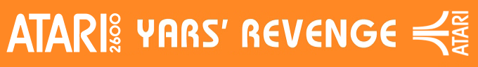 Yars' Revenge logo for Atari 2600